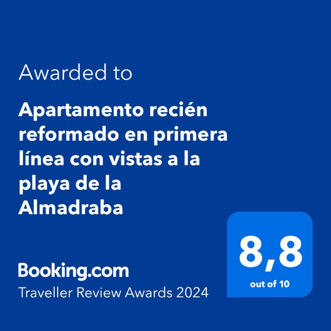 Apartamento Recien Reformado En Primera Linea Con Vistas A La Playa De La Almadraba 베니카씸 외부 사진